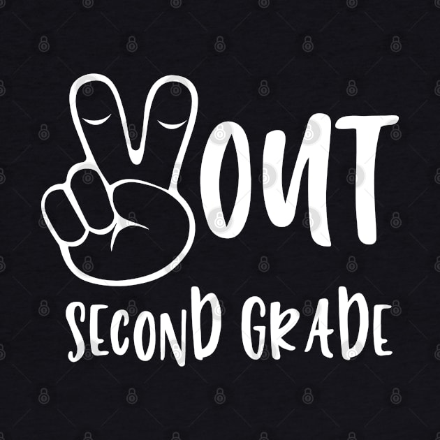 Peace Out Second Grade - Last Day of School 2nd Grade by Hussein@Hussein